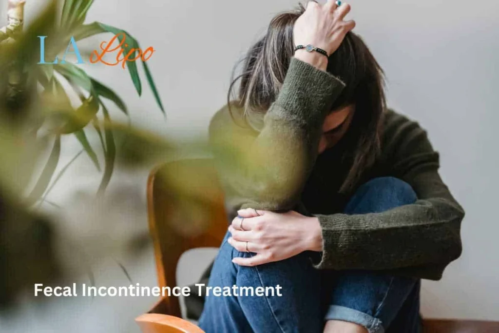 woman worried about fecal incontinence diet Swansea