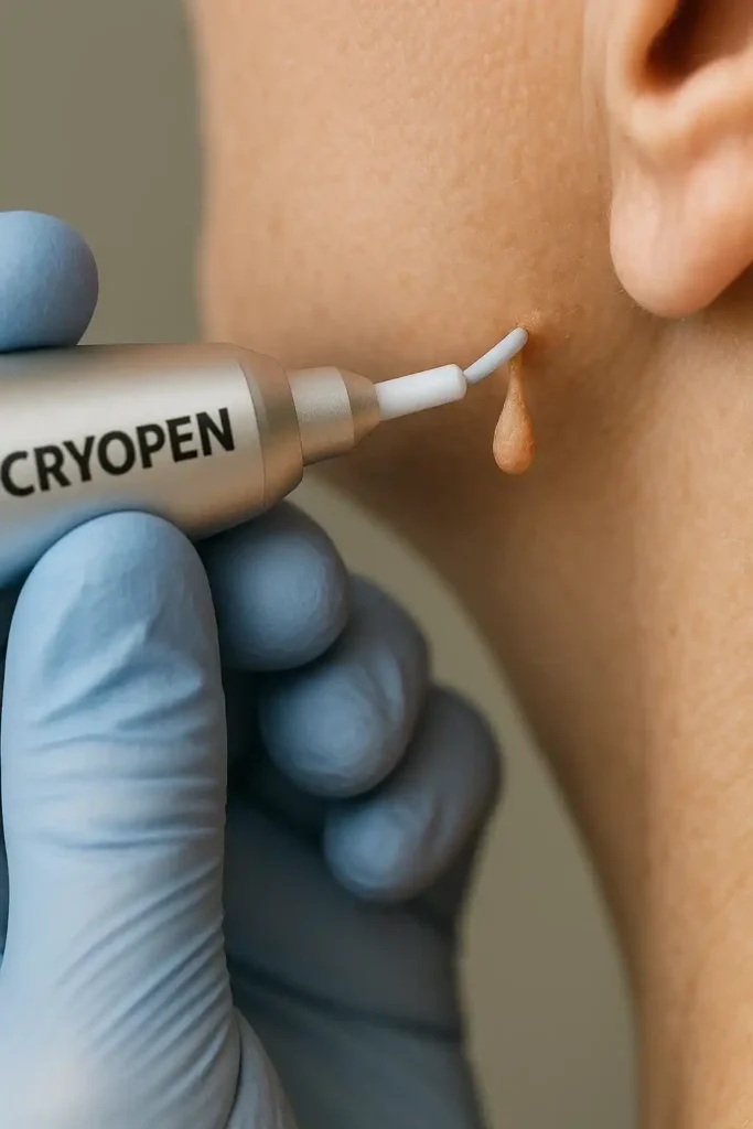 Cryopen for skin tags removal Swansea speak to our team today!