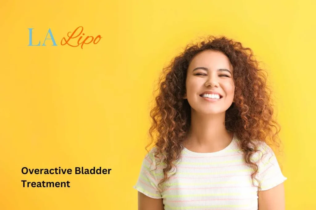 woman smiling about overactive bladder treatment Swansea solutions