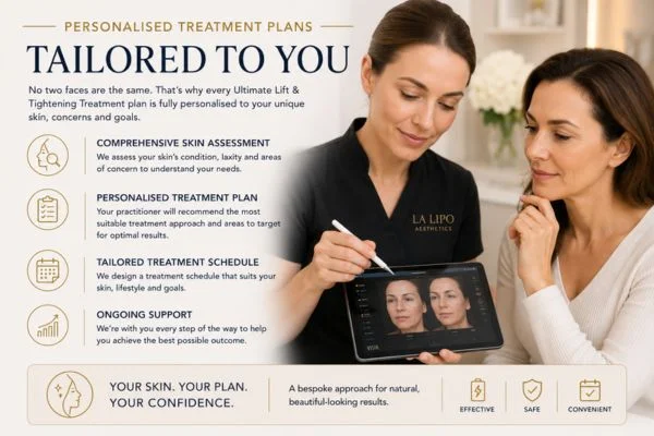 book a consultation about your ultimate lift and tighten treatment Swansea